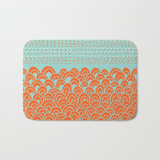 Infinite Wave Bath Mat