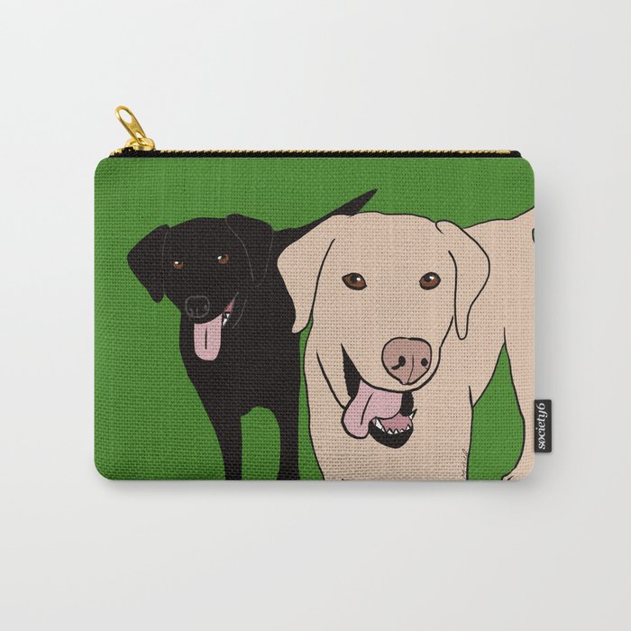 Tanner and Lily Best Labrador Buddies Carry-All Pouch