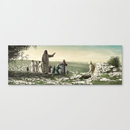 The Raising of Lazarus (O Death, Where is Thy Sting?) Canvas Print