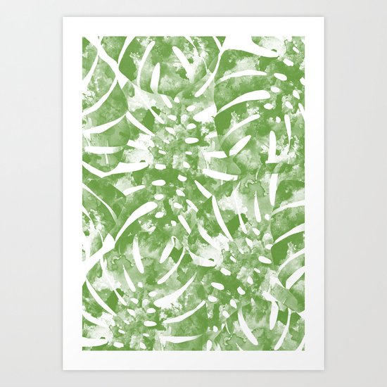 Monstera Jungle Art Print