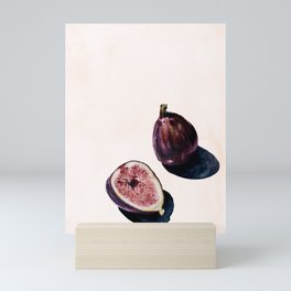 Fruit Still Life Print | Figs Watercolor Aesthetic Painting | Minimal Nudes | Modern Art Mini Art Print