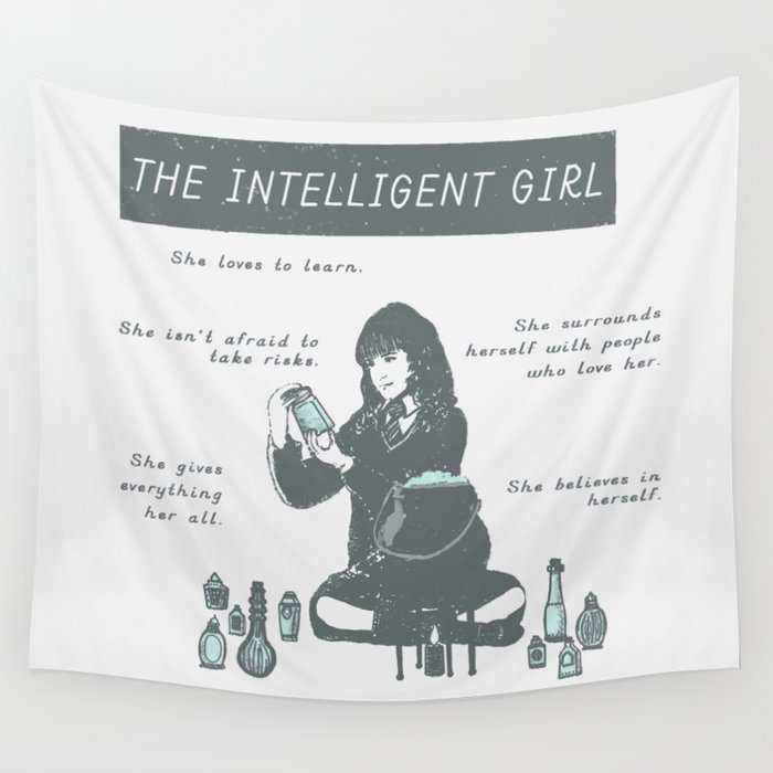 Hermione Granger / The Intelligent Girl Wall Tapestry