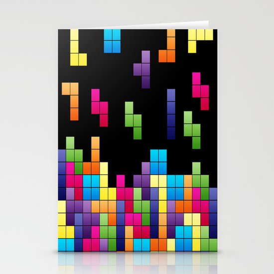 Tetris Troubles. Stationery Cards