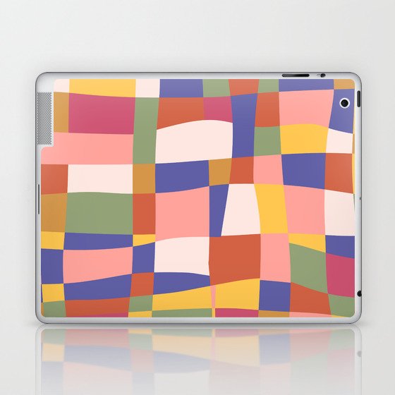 Colorful Geometric Checkered Prints Laptop & iPad Skin