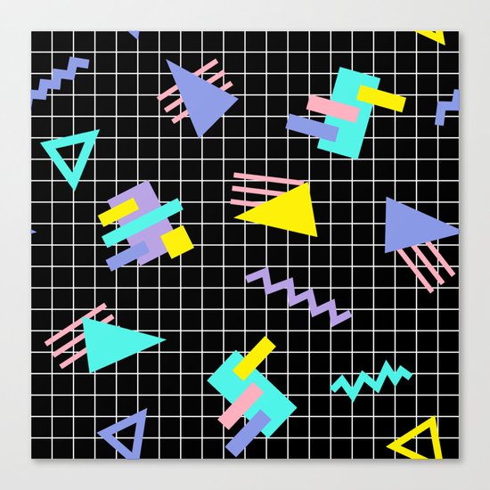Memphis pattern 7 Canvas Print