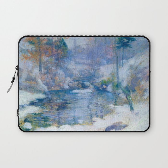 Winter Harmony, 1890-1900 by John Henry Twachtman Laptop Sleeve