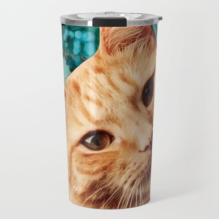Orange Tabby Cat Travel Mug