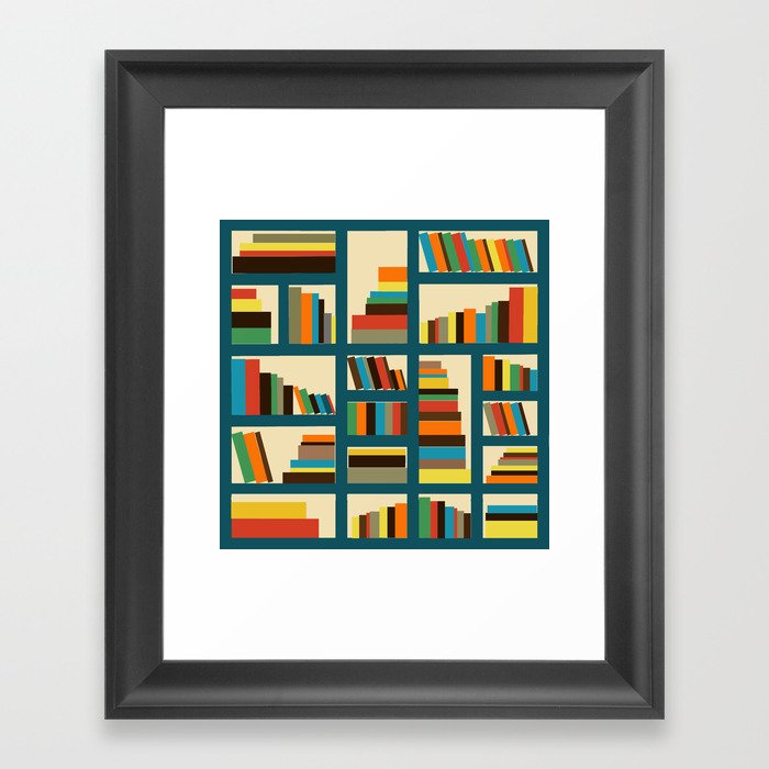 library Framed Art Print