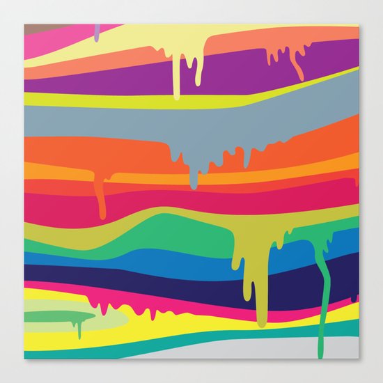 Melt On Canvas Print