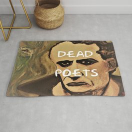 Baudelaire, Dead Poets Art Rug