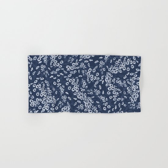 Daisy Dream Navy Hand & Bath Towel