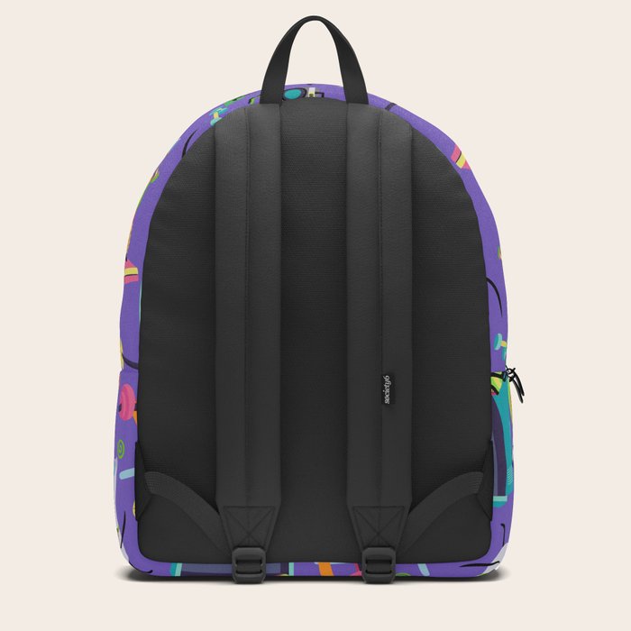 80S Graphic School Travel Backpacks Society6