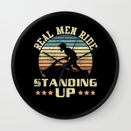 Real Men Driving Stand Up Jet Ski Wall Clock | Jetboat, Retro, Waves, Jump, Watersports, Pwc, Standup, Christmas, Jetski, Tricks 