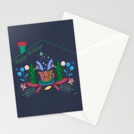 Sweet Winter Home - Christmas Stationery Card