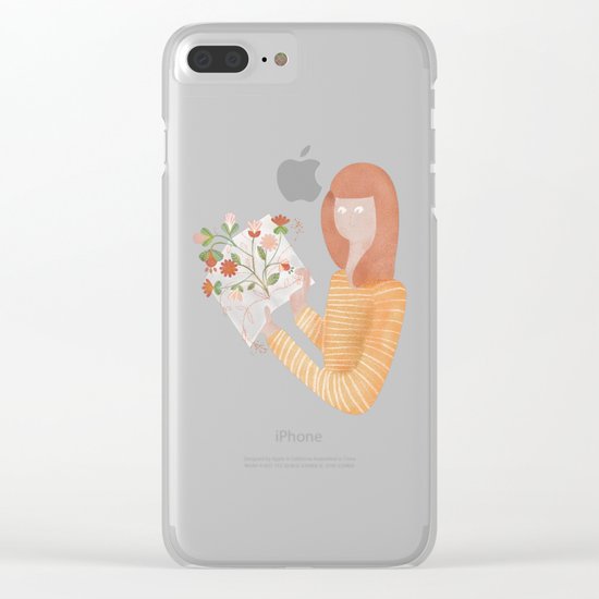 Wonders Of The World Clear iPhone Case