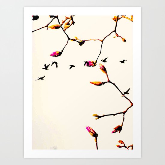 Spring welcome Art Print