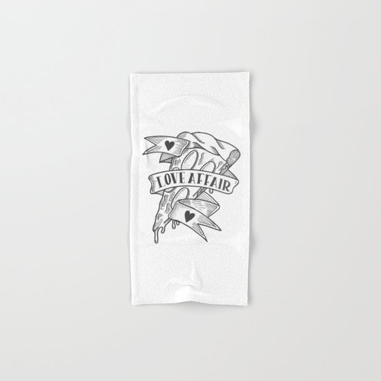 PIZZA LOVE AFFAIR Hand & Bath Towel
