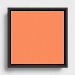 Orange Creamsicle Framed Canvas