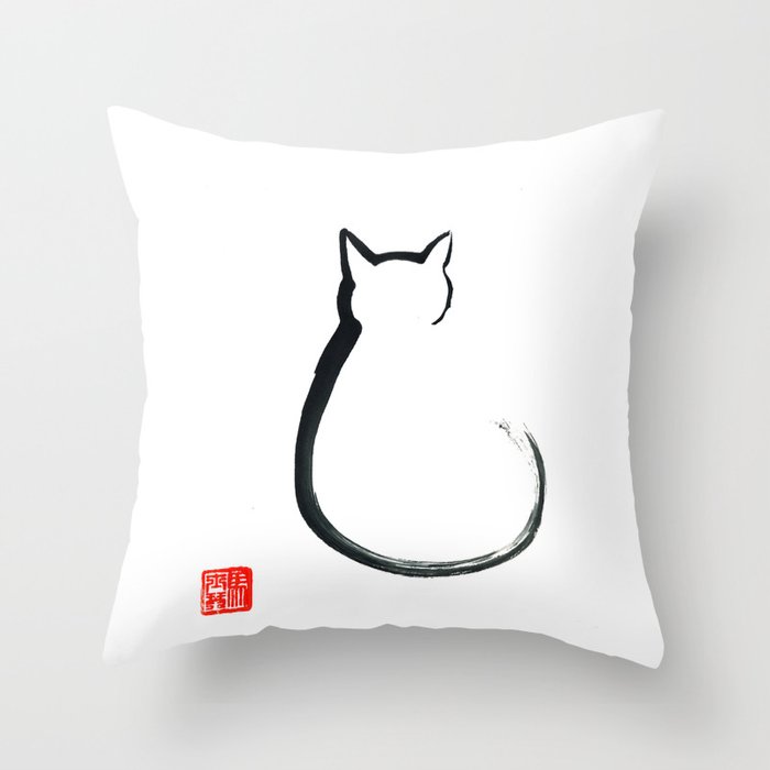Cat 2015 2.0 Throw Pillow