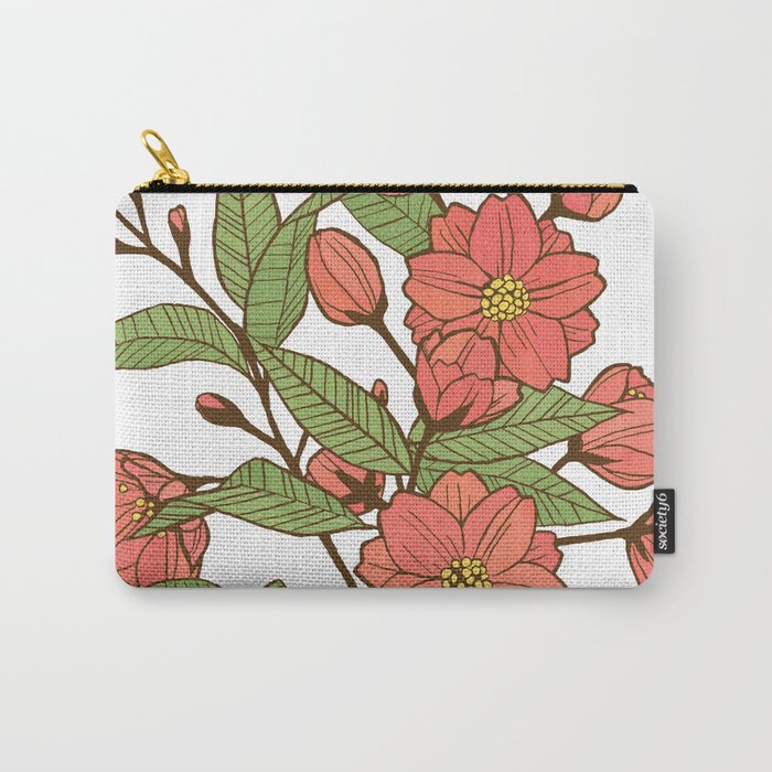 Cherry Blossom Carry-All Pouch