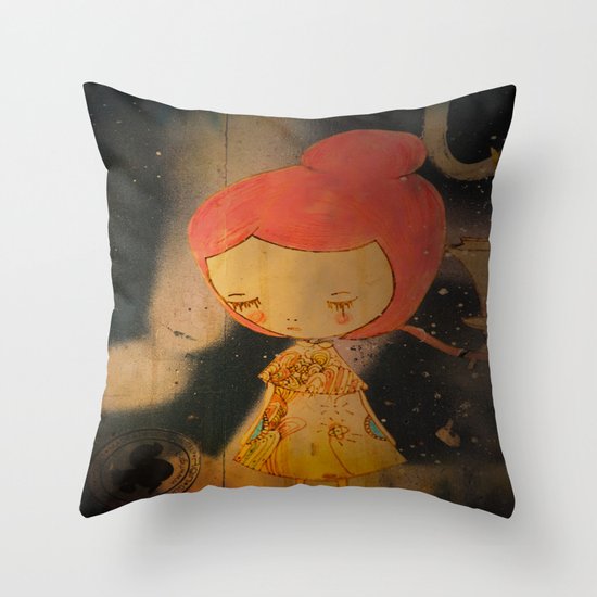 Beautiful small things I found in Barcelona streets Throw Pillow