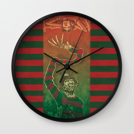 One, Two, Freddy's Coming For You Wall Clock