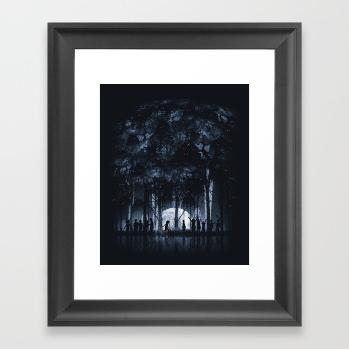 Creatures Rule the Night Framed Art Print