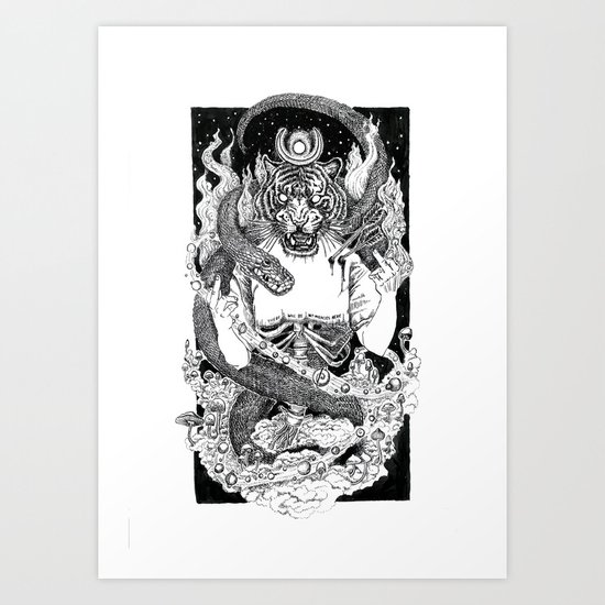 No Miracles Here Today Art Print