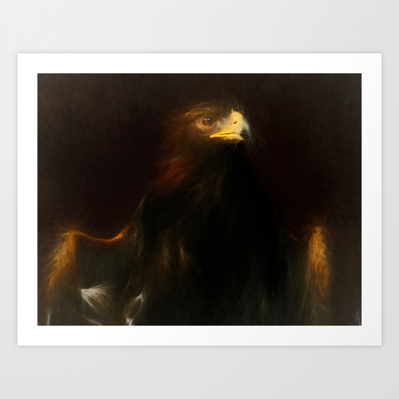 Aetos Dios Golden Eagle Painting Eagle Art Eagles Art Print