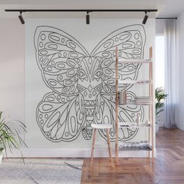 Mariposa/Elefante Wall Mural