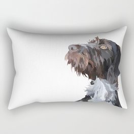 German Wirehaired Pointer Rectangular Pillow