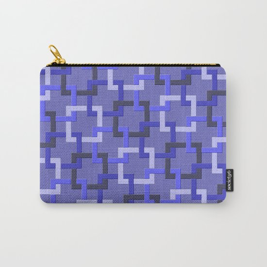 Linked Squares Carry-All Pouch