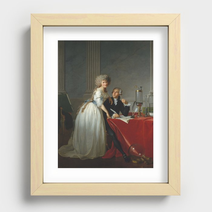 Antoine-Laurent de Lavoisier and Marie-Anne Paulze Lavoisier Recessed Framed Print