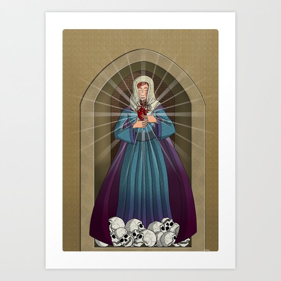 Ici bas Art Print