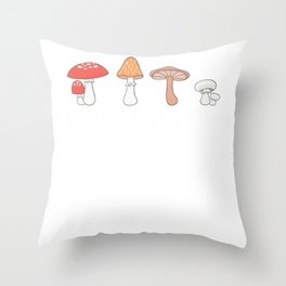 Size Matters Funny Mushroom Picker Pun Throw Pillow | Funny, Mushroom, Mushroomhunter, Fungal, Morel, Food, Hunting, Nature, Cool, Magicmushrooms 