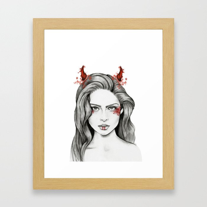 Hellfire Framed Art Print
