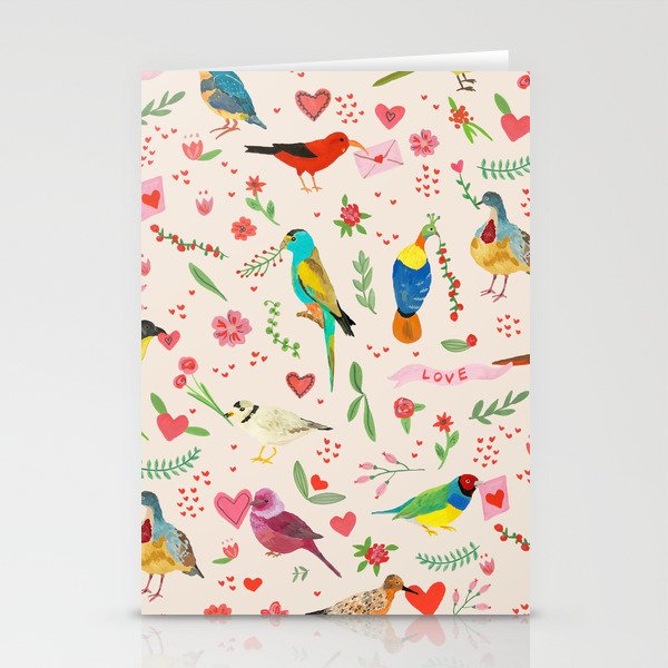 Love Birds Stationery Cards