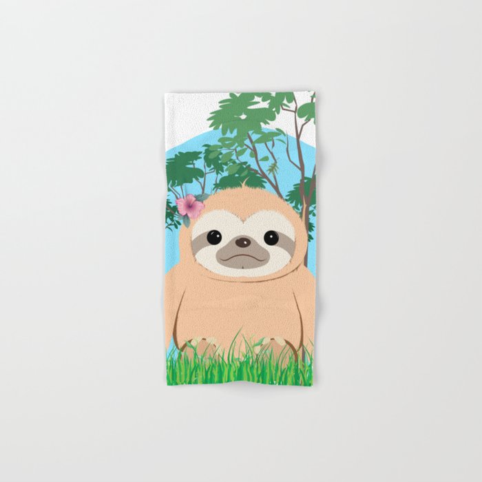 Sloth hand towels best sale