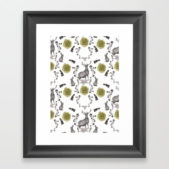 Flora & Fauna Framed Art Print