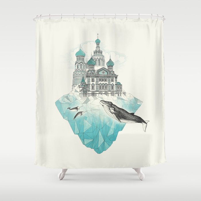 st peters-burg Shower Curtain
