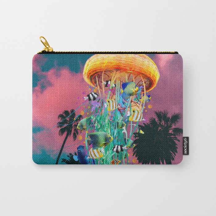 Electric Jellyfish In California Carry-All Pouch