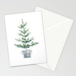 Christmas fir tree Stationery Card