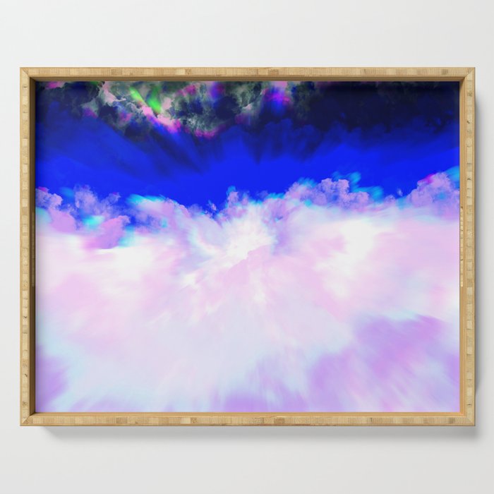 Pink Clouds Serving Tray