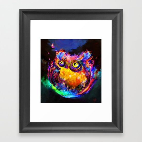 owl Framed Art Print