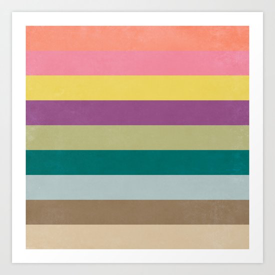 Of Autumns Past / Rainbow Art Print