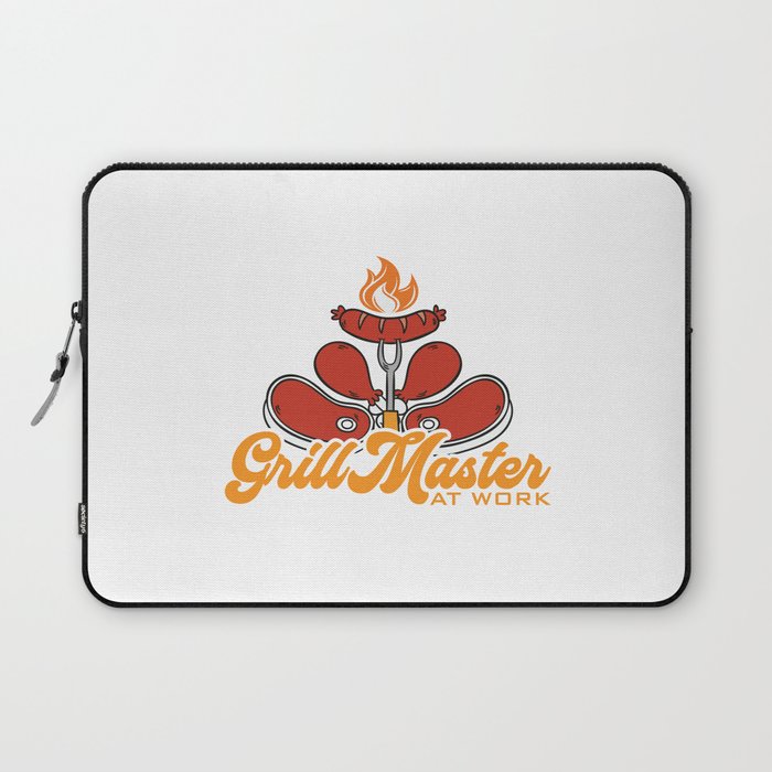 Grill Master At Work BBQ Laptop Sleeve