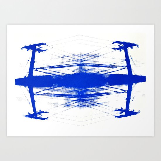 Powerline Study #3 Art Print