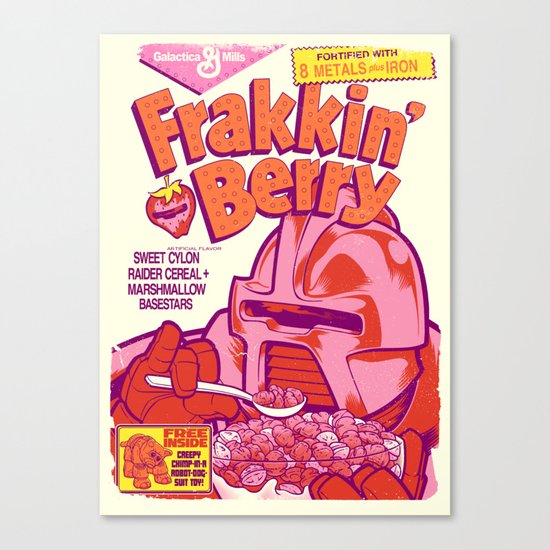 FRAKKIN' BERRY Canvas Print