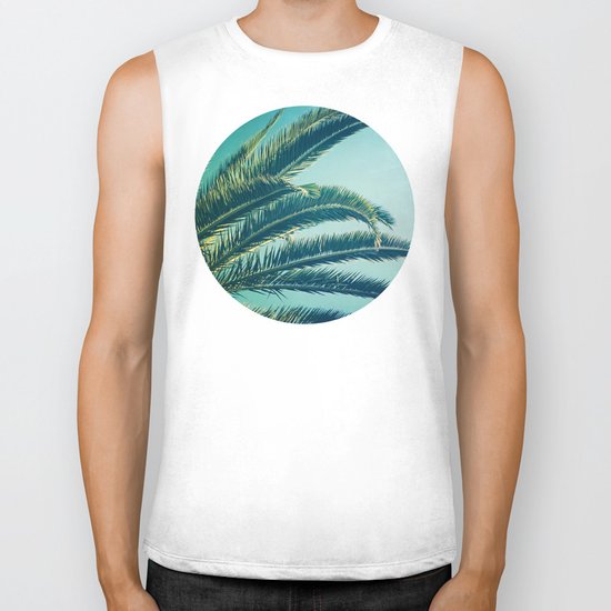 California Palm Biker Tank