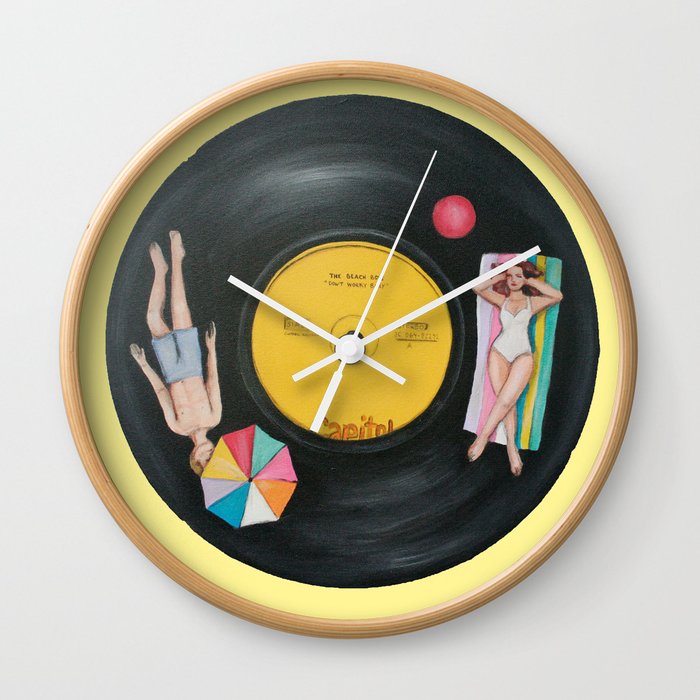 Don't worry baby Wall Clock